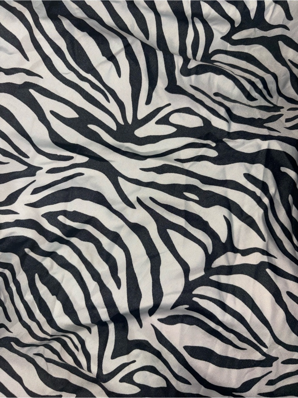 Zebra print full-size flat sheet